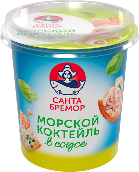 Санта Бремор Морской коктейль в соусе 150г | 6шт купить в интернет-магазине Санта&Кэш