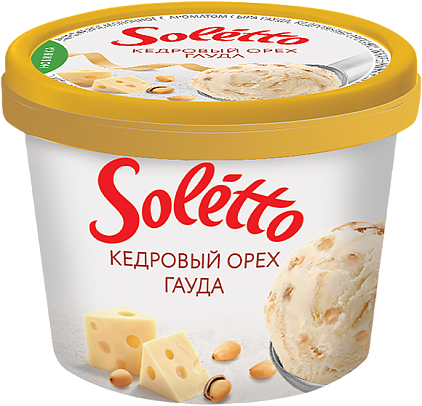 Soletto Soletto Гурме кедровый орех, гауда 190г купить в интернет-магазине Санта&Кэш