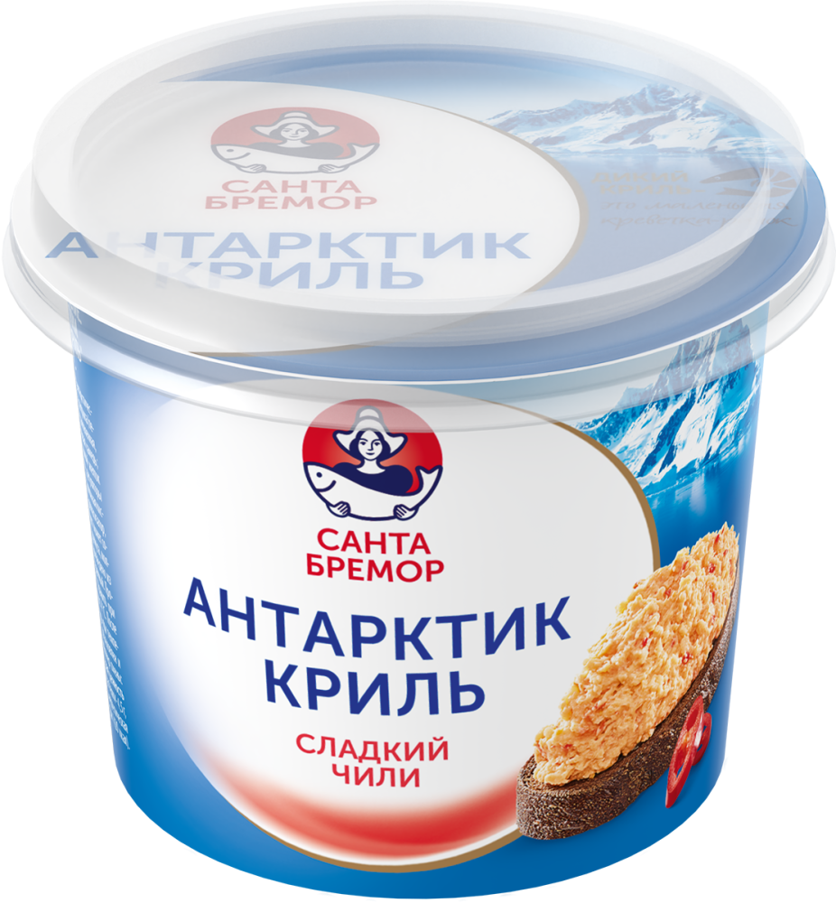Санта Бремор Паста с антарктическим крилем Антарктик -Криль "Сладкий Чили" 150г | 12шт купить в интернет-магазине Санта&Кэш