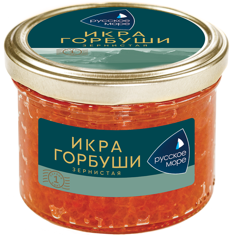 Русское Море Икра горбуши 210г купить в интернет-магазине Санта&Кэш