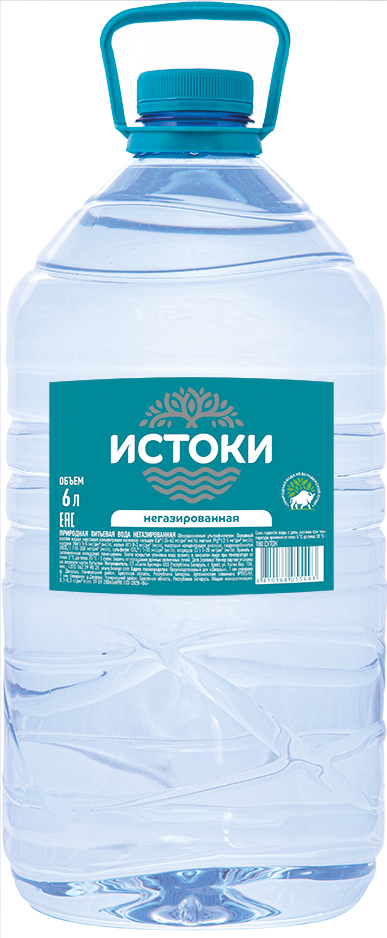 Истоки Вода питьевая Истоки негазированная 6л | 2шт		 купить в интернет-магазине Санта&Кэш
