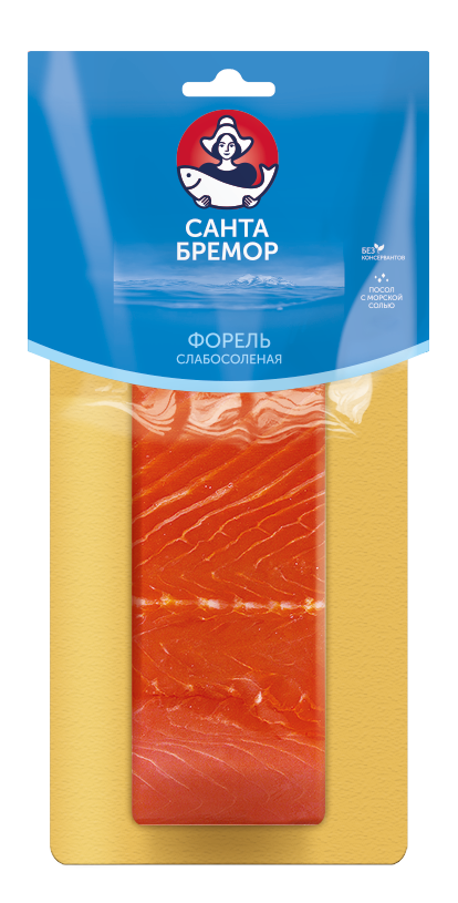 Санта Бремор Форель слабосоленая филе-кусок 150г купить в интернет-магазине Санта&Кэш