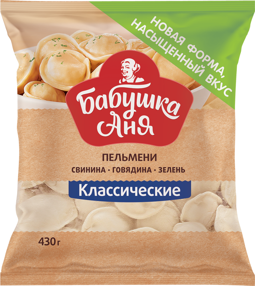 Бабушка Аня Пельмени "Бабушка Аня" Классические 430г | 18шт купить в интернет-магазине Санта&Кэш