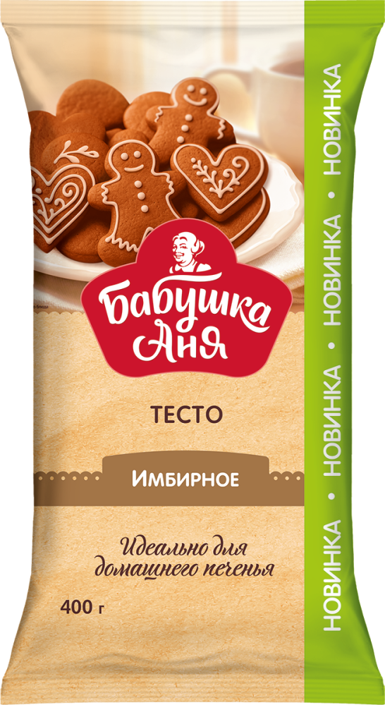 Бабушка Аня Тесто песочное "Имбирное" "Бабушка Аня" 400г купить в интернет-магазине Санта&Кэш