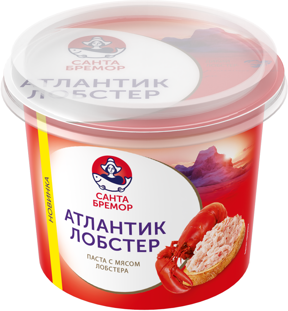 Санта Бремор Паста с лобстером "Атлантик Лобстер" 150г | 6шт купить в интернет-магазине Санта&Кэш