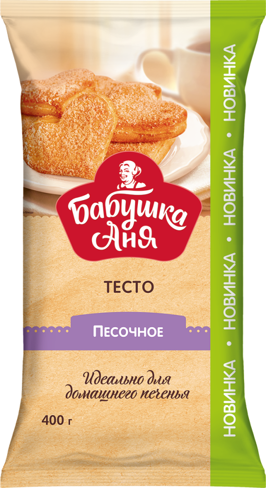 Бабушка Аня Тесто песочное "Бабушка Аня" 400г купить в интернет-магазине Санта&Кэш
