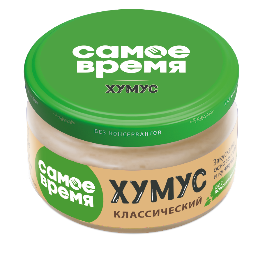 Самое время Хумус классический 200г | 6шт купить в интернет-магазине Санта&Кэш