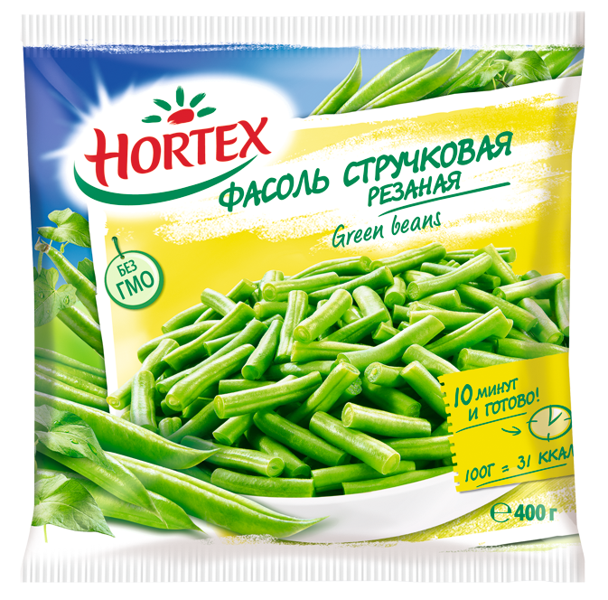 Hortex Фасоль стручковая 400г купить в интернет-магазине Санта&Кэш