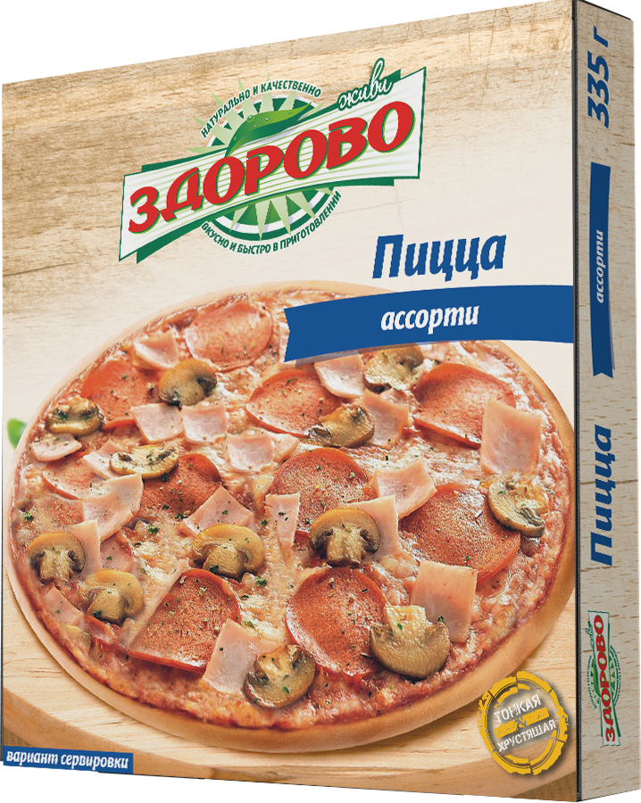Живи Здорово Пицца ассорти 335г | 5шт купить в интернет-магазине Санта&Кэш