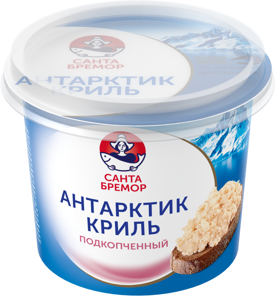 Санта Бремор Паста с антарктическим крилем "Антарктик-Криль подкопченный" 150г | 12шт купить в интернет-магазине Санта&Кэш