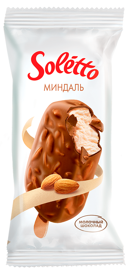 Soletto Soletto шоколад миндаль 75г | 36шт купить в интернет-магазине Санта&Кэш