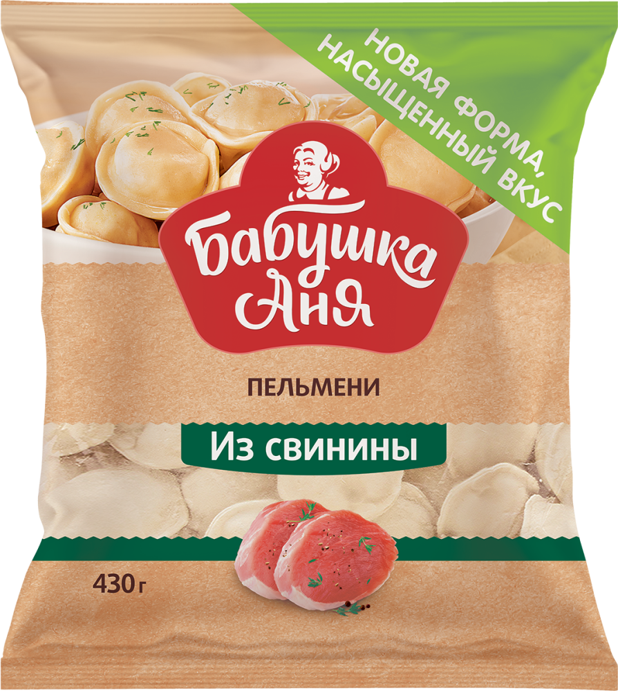 Бабушка Аня Пельмени "Бабушка Аня" из свинины 430г | 18шт купить в интернет-магазине Санта&Кэш