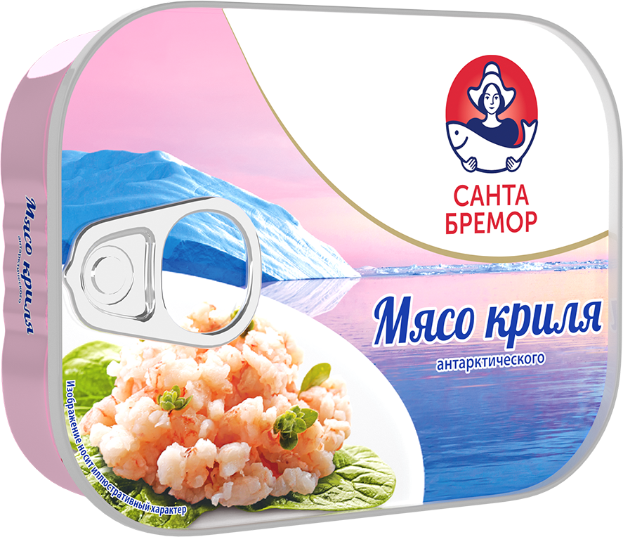 Санта Бремор Мясо криля антарктического в заливке стерилизованное 100г
 купить в интернет-магазине Санта&Кэш