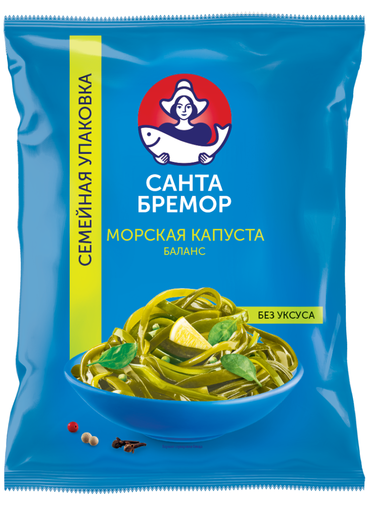 Санта Бремор Морская капуста "Баланс" 500г | 12шт купить в интернет-магазине Санта&Кэш