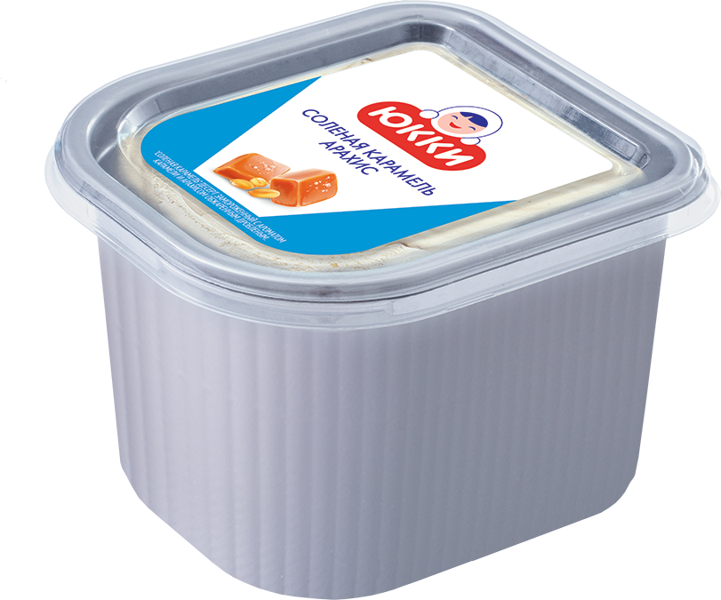 Юкки Десерт замороженный с ароматом  карамели и арахисом обжаренным дробленым "Соленая карамель" 1,3кг купить в интернет-магазине Санта&Кэш