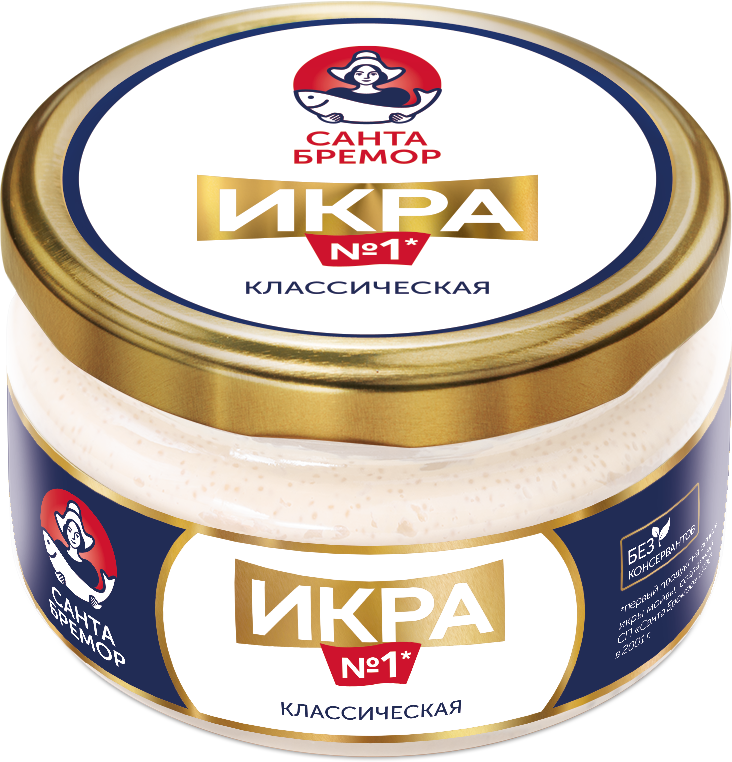 Икра №1 Икра деликатесная "Классическая" 180г | 6шт купить в интернет-магазине Санта&Кэш