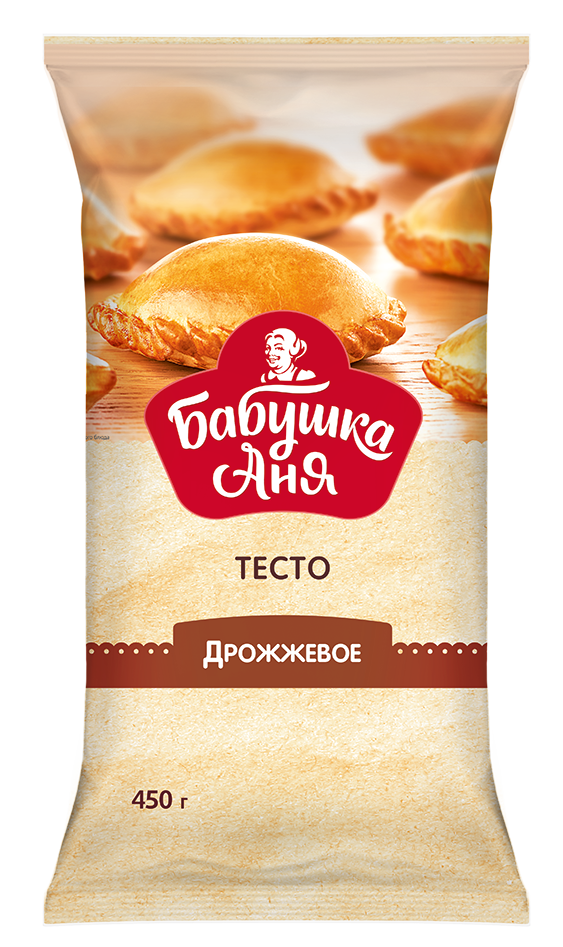 Бабушка Аня Тесто дрожжевое "Бабушка Аня" 450г купить в интернет-магазине Санта&Кэш