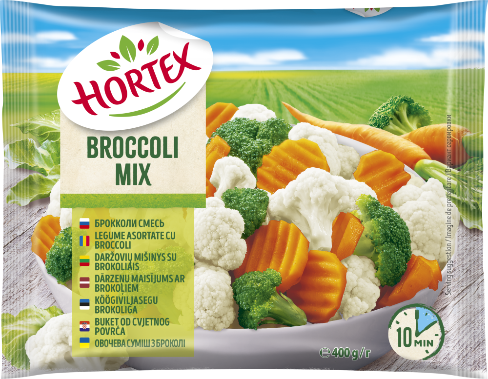 Hortex Брокколи смесь 400г купить в интернет-магазине Санта&Кэш