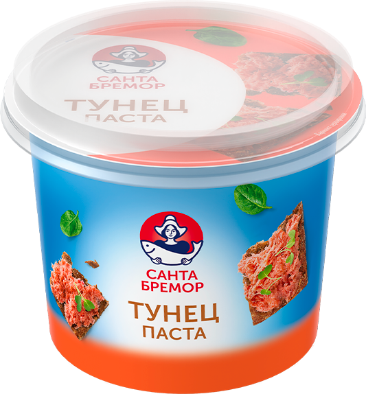 Санта Бремор Паста с тунцом и лососем 140г | 6шт купить в интернет-магазине Санта&Кэш