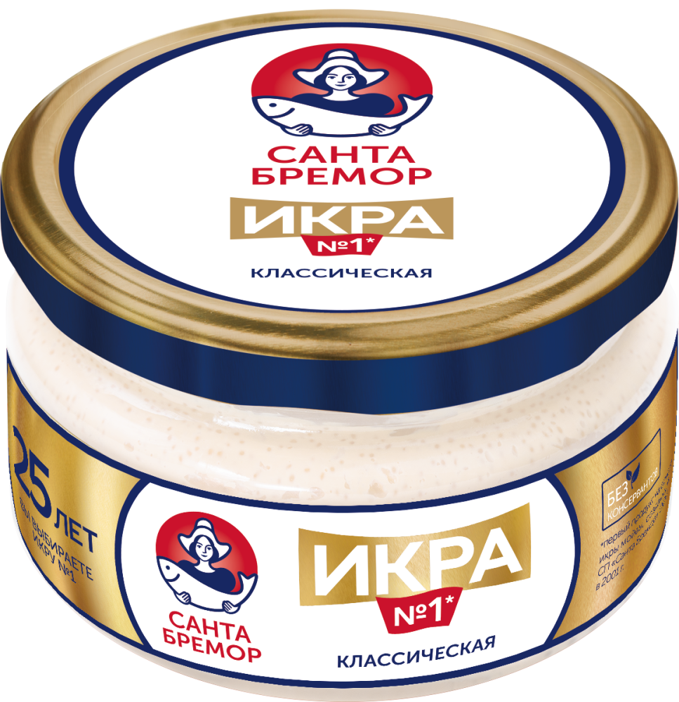 Икра №1 Икра деликатесная "Классическая" 180г | 6шт купить в интернет-магазине Санта&Кэш
