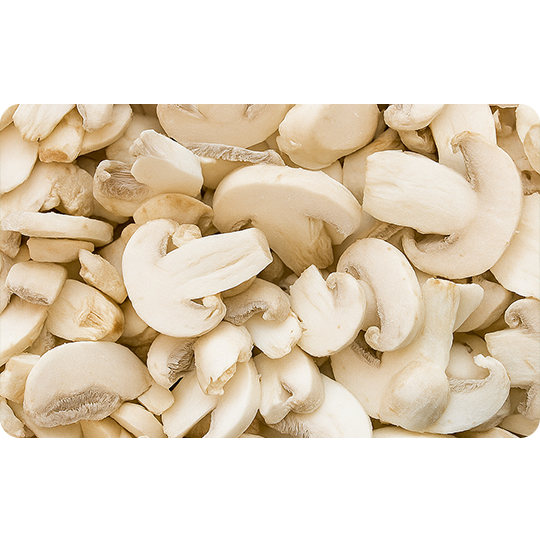  Шампиньоны нарезанные быстрозамороженные 10кг купить в интернет-магазине Санта&Кэш