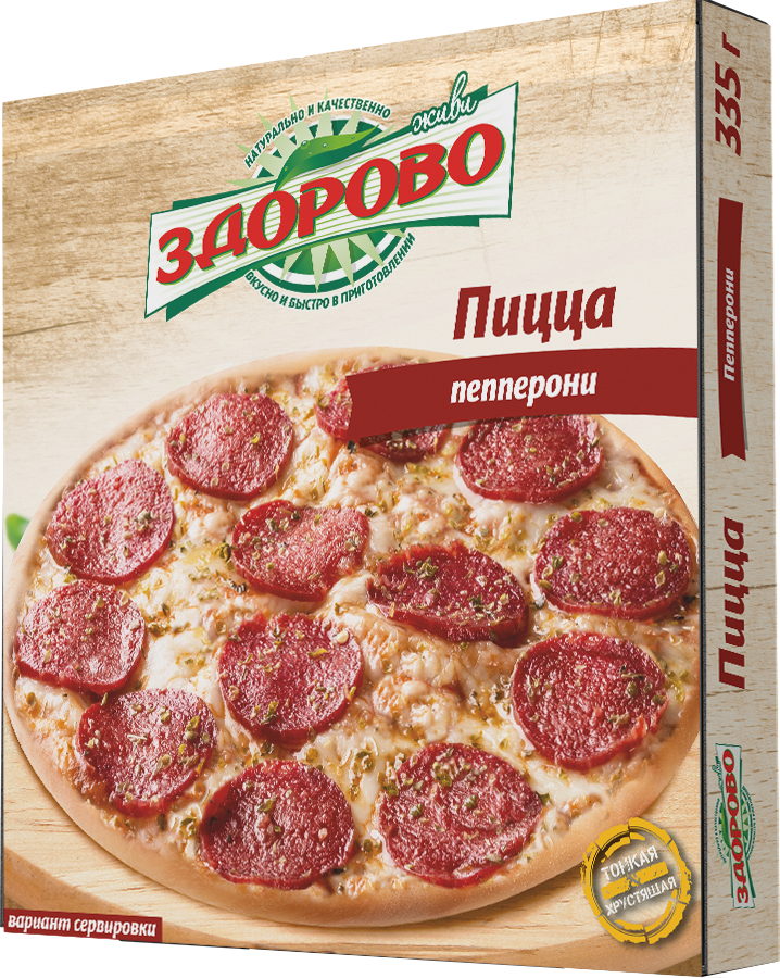 Живи Здорово Пицца пепперони 335г | 5шт купить в интернет-магазине Санта&Кэш